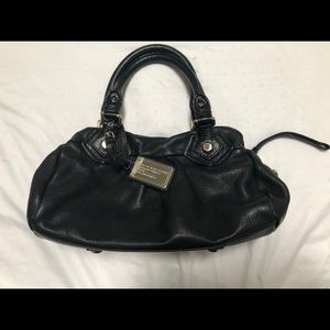 Marc by Marc Jacobs black leather satchel